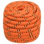 Orange polypropylene boat rope 20 mm 50 m by , Ropes and metal cords - Ref: Foro24-152686, Price: 68,01 €, Discount: %
