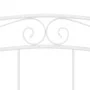White metal bed frame 180x200 cm by , Beds and slatted bases - Ref: Foro24-325004, Price: 187,57 €, Discount: %