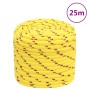 Cuerda de barco polipropileno amarillo 16 mm 25 m de , Sogas y cuerdas metálicas - Ref: Foro24-152625, Precio: 28,16 €, Descu...