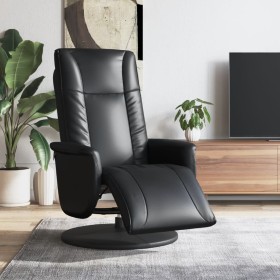 Relaxsessel mit Fußstütze aus schwarzem Kunstleder von , Sessel - Ref: Foro24-356509, Preis: 230,83 €, Rabatt: %
