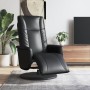 Recliner chair with footrest in black synthetic leather by , Armchairs - Ref: Foro24-356509, Price: 230,83 €, Discount: %