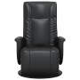 Recliner chair with footrest in black synthetic leather by , Armchairs - Ref: Foro24-356509, Price: 230,83 €, Discount: %