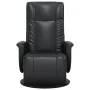 Recliner chair with footrest in black synthetic leather by , Armchairs - Ref: Foro24-356509, Price: 210,58 €, Discount: %
