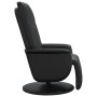 Recliner chair with footrest in black synthetic leather by , Armchairs - Ref: Foro24-356509, Price: 230,83 €, Discount: %