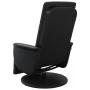 Relaxsessel mit Fußstütze aus schwarzem Kunstleder von , Sessel - Ref: Foro24-356509, Preis: 210,58 €, Rabatt: %