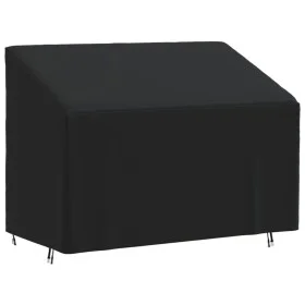 2-seater bench cover Oxford 420D black 134x70x65/94 cm by , Garden furniture covers - Ref: Foro24-359658, Price: 30,47 €, Dis...