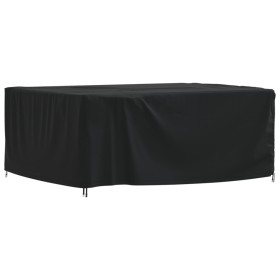 Cubierta para muebles de jardín Oxford 420D negro 200x165x80 cm