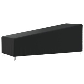 Cubierta para tumbona Oxford 420D negro 210x80x45/75 cm de , Fundas para muebles de jardín - Ref: Foro24-359672, Precio: 32,2...