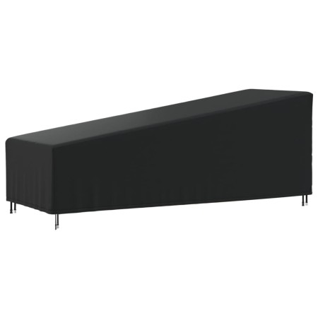 Cubierta para tumbona Oxford 420D negro 210x80x45/75 cm de , Fundas para muebles de jardín - Ref: Foro24-359672, Precio: 32,2...