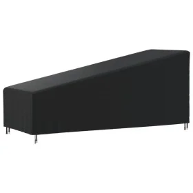 Oxford 420D sun lounger cover black 195x76x40/80 cm by , Garden furniture covers - Ref: Foro24-359670, Price: 29,38 €, Discou...