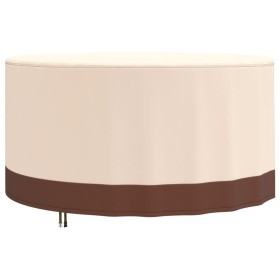 Runde Gartenmöbelabdeckung Oxford 600D beige Ø 157x71 cm von , Abdeckungen für Gartenmöbel - Ref: Foro24-359651, Preis: 39,31...
