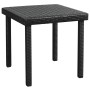Garden lounger with cushion and black synthetic rattan table by vidaXL, Loungers - Ref: Foro24-42886, Price: 155,80 €, Discou...