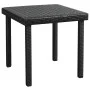 Gartenliege mit Kissen und schwarzem Kunstrattantisch von vidaXL, Liegen - Ref: Foro24-42886, Preis: 142,91 €, Rabatt: %