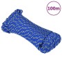 Cuerda de barco polipropileno azul 4 mm 100 m de , Sogas y cuerdas metálicas - Ref: Foro24-152435, Precio: 12,54 €, Descuento: %