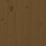 Estructura de cama madera maciza marrón miel 100x200 cm