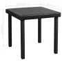 Gartenliege mit Kissen und schwarzem Kunstrattantisch von vidaXL, Liegen - Ref: Foro24-42886, Preis: 142,91 €, Rabatt: %