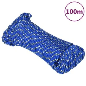 Blaues Polypropylen-Bootsseil 5 mm 100 m von , Seile und Metallschnüre - Ref: Foro24-152440, Preis: 16,54 €, Rabatt: %