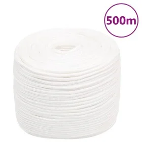 Intense white polypropylene boat rope 6 mm 500 m by , Ropes and metal cords - Ref: Foro24-152553, Price: 70,49 €, Discount: %