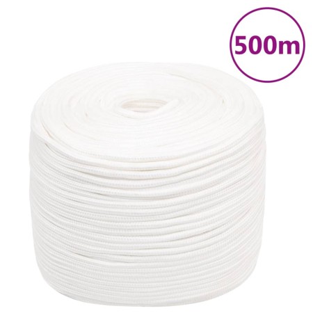 Cuerda de barco polipropileno blanco intenso 6 mm 500 m de , Sogas y cuerdas metálicas - Ref: Foro24-152553, Precio: 71,90 €,...