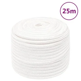 Intense white polypropylene boat rope 12 mm 25 m by , Ropes and metal cords - Ref: Foro24-152564, Price: 18,66 €, Discount: %
