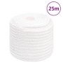 Intense white polypropylene boat rope 16 mm 25 m by , Ropes and metal cords - Ref: Foro24-152572, Price: 28,16 €, Discount: %