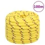 Yellow polypropylene boat rope 20 mm 100 m by , Ropes and metal cords - Ref: Foro24-152634, Price: 131,71 €, Discount: %