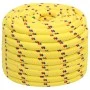 Yellow polypropylene boat rope 20 mm 100 m by , Ropes and metal cords - Ref: Foro24-152634, Price: 131,71 €, Discount: %