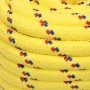 Yellow polypropylene boat rope 20 mm 100 m by , Ropes and metal cords - Ref: Foro24-152634, Price: 131,71 €, Discount: %