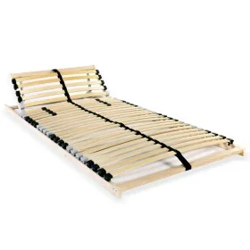 Slatted bed base with 28 slats 7 regions 80x200 cm by vidaXL, Beds and slatted bases - Ref: Foro24-246450, Price: 91,11 €, Di...