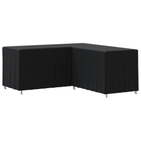 Cubierta de sofá en forma de L Oxford 420D negro 215x215x80 cm by , Garden furniture covers - Ref: Foro24-359656, Price: 42,7...