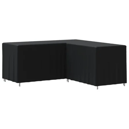 Cubierta de sofá en forma de L Oxford 420D negro 215x215x80 cm by , Garden furniture covers - Ref: Foro24-359656, Price: 41,0...