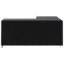 Cubierta de sofá en forma de L Oxford 420D negro 215x215x80 cm by , Garden furniture covers - Ref: Foro24-359656, Price: 41,0...