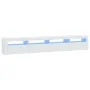 Mueble de TV con luces LED blanco 240x35x40 cm de , Muebles TV - Ref: Foro24-3152722, Precio: 191,43 €, Descuento: %