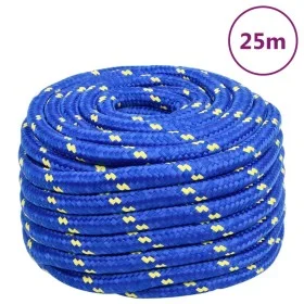Blaues Polypropylen-Bootsseil 20 mm 25 m von , Seile und Metallschnüre - Ref: Foro24-152473, Preis: 37,84 €, Rabatt: %