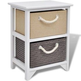 Nachttisch aus Holz von vidaXL, Nachttische - Ref: Foro24-242888, Preis: 51,73 €, Rabatt: %