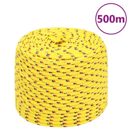 Cuerda de barco polipropileno amarillo 8 mm 500 m de , Sogas y cuerdas metálicas - Ref: Foro24-152611, Precio: 104,34 €, Desc...
