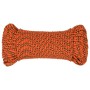 Orange 4 mm 100 m polypropylene boat rope by , Ropes and metal cords - Ref: Foro24-152647, Price: 13,24 €, Discount: %