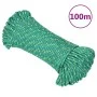Green 4 mm 100 m polypropylene boat rope by , Ropes and metal cords - Ref: Foro24-152700, Price: 14,24 €, Discount: %