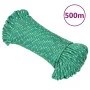 Green 4 mm 500 m polypropylene boat rope by , Ropes and metal cords - Ref: Foro24-152702, Price: 37,03 €, Discount: %