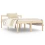 Cama para personas mayores madera maciza pino 120x190 cm de , Camas y somieres - Ref: Foro24-810584, Precio: 104,12 €, Descue...