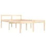 Cama para personas mayores madera maciza pino 120x190 cm de , Camas y somieres - Ref: Foro24-810584, Precio: 104,12 €, Descue...