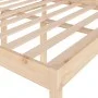 Bett für Senioren aus massivem Kiefernholz 120x190 cm von , Betten und Lattenroste - Ref: Foro24-810584, Preis: 104,12 €, Rab...