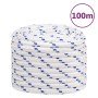Cuerda de barco polipropileno blanco 20 mm 100 m