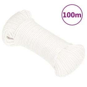 Cuerda de barco polipropileno blanco intenso 4 mm 100 m