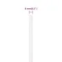 Cuerda de barco polipropileno blanco intenso 8 mm 250 m de , Sogas y cuerdas metálicas - Ref: Foro24-152557, Precio: 62,28 €,...