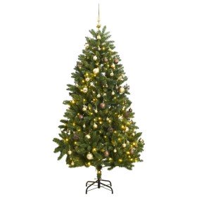 Árbol de Navidad artificial con bisagras 300 LED y