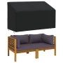 Cubierta de banco de 3 plazas Oxford 420D negro 165x70x65/94 cm by , Garden furniture covers - Ref: Foro24-359659, Price: 33,...