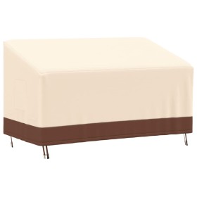 3-Sitzer Oxford 600D beige Bankhusse 159x84x56/81 cm von , Abdeckungen für Gartenmöbel - Ref: Foro24-359665, Preis: 37,85 €, ...