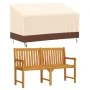 Oxford 600D beige 3-seater bench cover 159x84x56/81 cm by , Garden furniture covers - Ref: Foro24-359665, Price: 37,09 €, Dis...