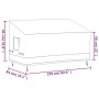 3-Sitzer Oxford 600D beige Bankhusse 159x84x56/81 cm von , Abdeckungen für Gartenmöbel - Ref: Foro24-359665, Preis: 37,85 €, ...